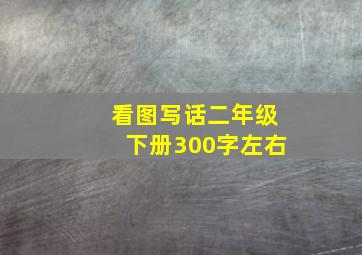 看图写话二年级下册300字左右