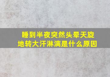 睡到半夜突然头晕天旋地转大汗淋漓是什么原因