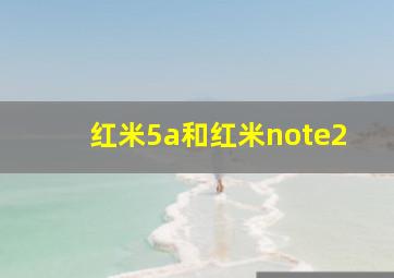 红米5a和红米note2