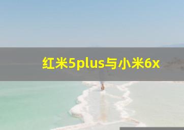 红米5plus与小米6x