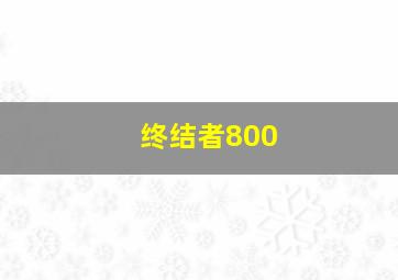 终结者800