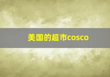 美国的超市cosco