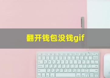 翻开钱包没钱gif