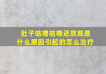 肚子咕噜咕噜还放屁是什么原因引起的怎么治疗