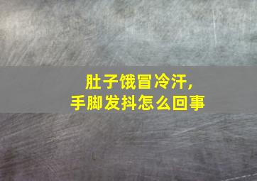 肚子饿冒冷汗,手脚发抖怎么回事