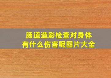 肠道造影检查对身体有什么伤害呢图片大全