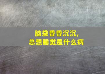 脑袋昏昏沉沉,总想睡觉是什么病