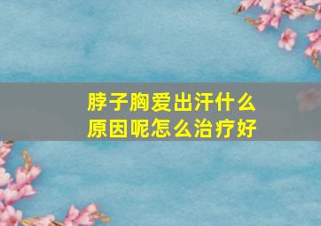 脖子胸爱出汗什么原因呢怎么治疗好