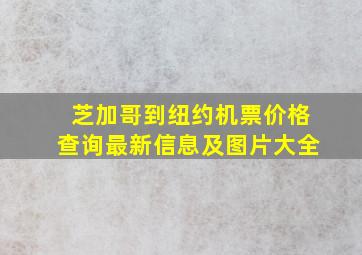 芝加哥到纽约机票价格查询最新信息及图片大全