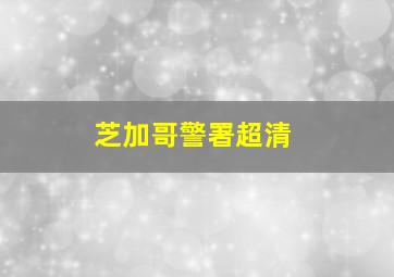 芝加哥警署超清