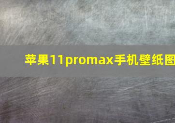 苹果11promax手机壁纸图