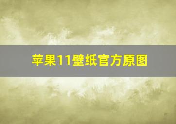 苹果11壁纸官方原图