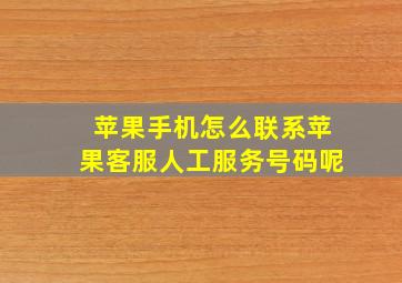 苹果手机怎么联系苹果客服人工服务号码呢