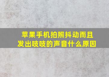 苹果手机拍照抖动而且发出吱吱的声音什么原因