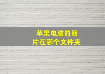 苹果电脑的图片在哪个文件夹