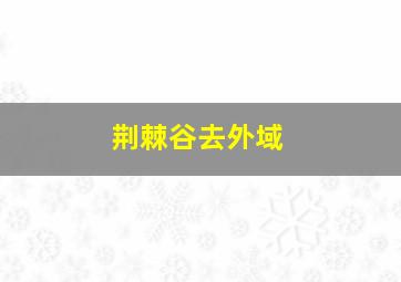 荆棘谷去外域