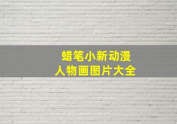 蜡笔小新动漫人物画图片大全