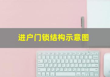 进户门锁结构示意图