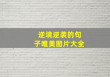 逆境逆袭的句子唯美图片大全