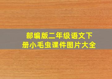 部编版二年级语文下册小毛虫课件图片大全