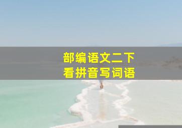 部编语文二下看拼音写词语