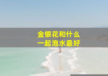 金银花和什么一起泡水最好