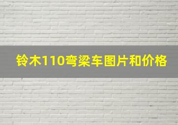 铃木110弯梁车图片和价格