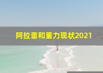 阿拉蕾和董力现状2021