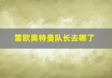 雷欧奥特曼队长去哪了