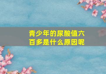 青少年的尿酸值六百多是什么原因呢