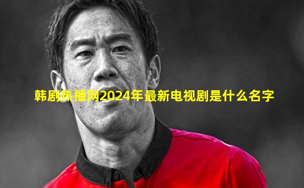 韩剧热播网2024年最新电视剧是什么名字