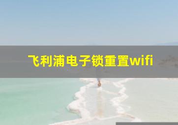 飞利浦电子锁重置wifi