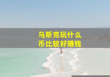 马斯克玩什么币比较好赚钱