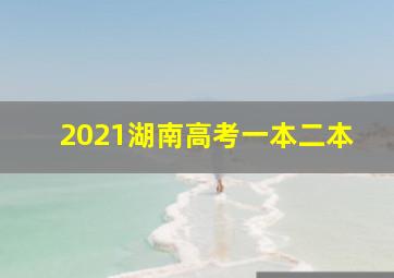 2021湖南高考一本二本