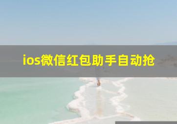 ios微信红包助手自动抢