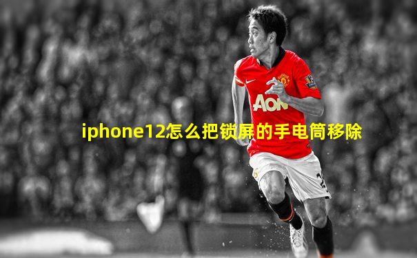 iphone12怎么把锁屏的手电筒移除