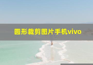 圆形裁剪图片手机vivo