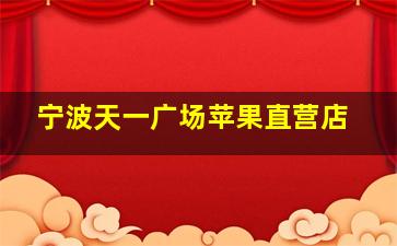 宁波天一广场苹果直营店