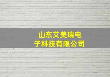 山东艾美瑞电子科技有限公司