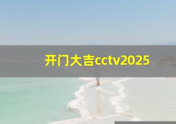 开门大吉cctv2025