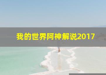 我的世界阿神解说2017