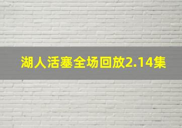 湖人活塞全场回放2.14集